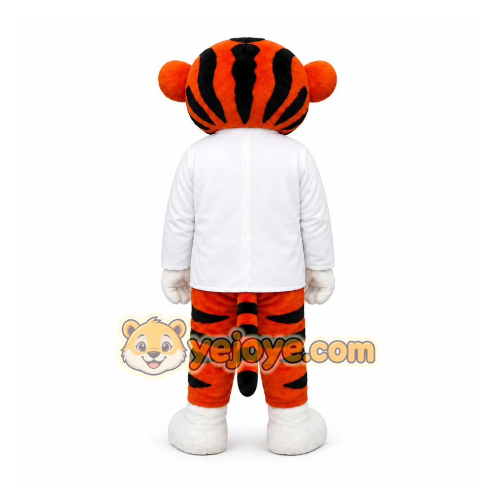 Orange Tiger Mascot Costume for School Events Orange Tiger Mascot Costume for School Events