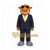 Brown Bull Mascot Costume for Corporate Events Brown Bull Mascot Costume for Corporate Events