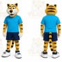 Yellow Tiger Mascot Costume for School Events
