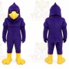 Purple Bird Mascot Costume for Sports Events