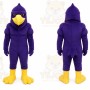 Purple Bird Mascot Costume for Sports Events