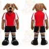 Brown Dog Mascot Costume for Sports Events