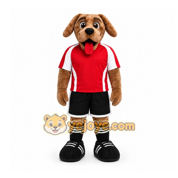 Brown Dog Mascot Costume for Sports Events Brown Dog Mascot Costume for Sports Events
