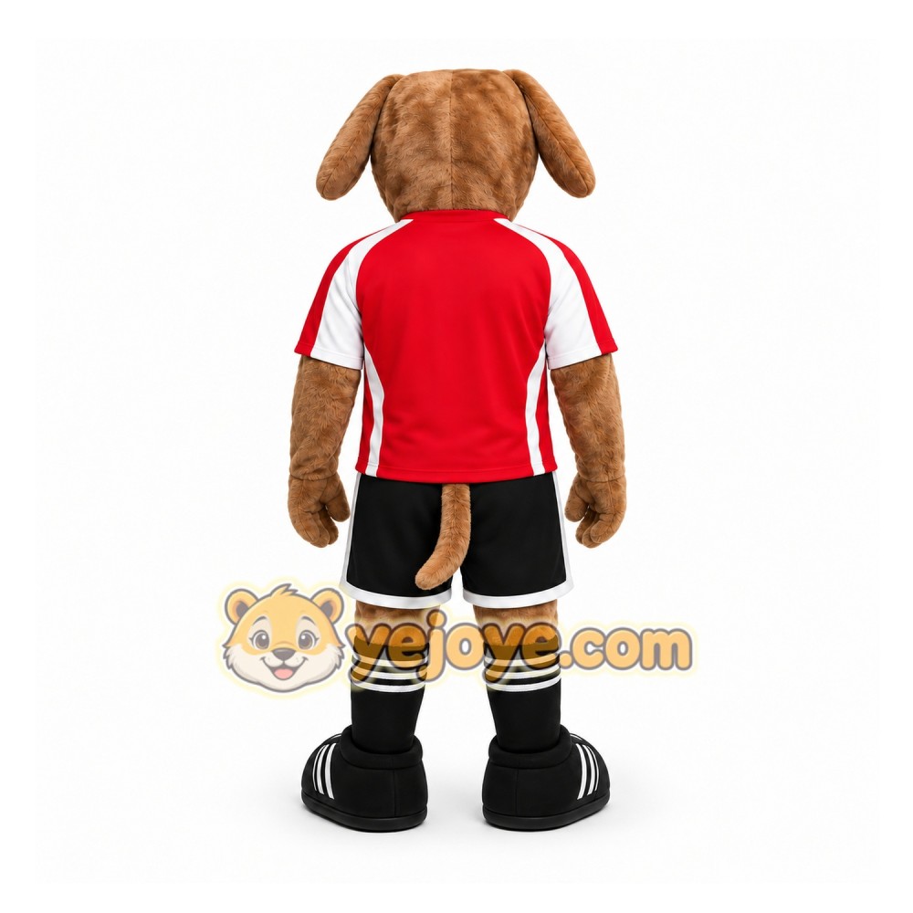 Brown Dog Mascot Costume for Sports Events Brown Dog Mascot Costume for Sports Events