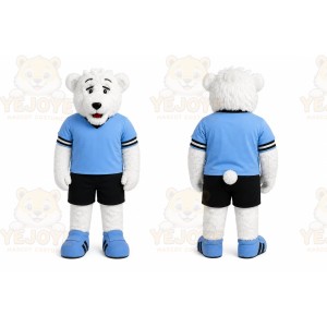 White Bear Mascot Costume for Sports Events