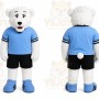 White Bear Mascot Costume for Sports Events