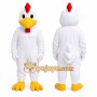 White Chicken Mascot Costume for Events and Promotions