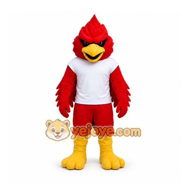 Red Bird Mascot Costume for Sports Events