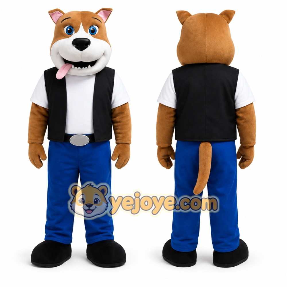 Brown Dog Mascot Costume for Events and Promotions Brown Dog Mascot Costume for Events and Promotions