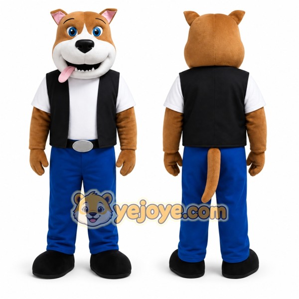 Brown Dog Mascot Costume for Events and Promotions