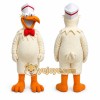 White Bird Mascot Costume for Restaurant Promotions White Bird Mascot Costume for Restaurant Promotions