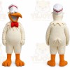 White Bird Mascot Costume for Restaurant Promotions