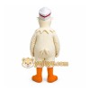 White Bird Mascot Costume for Restaurant Promotions White Bird Mascot Costume for Restaurant Promotions