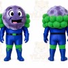 Purple Fruit Mascot Costume for Events and Promotions