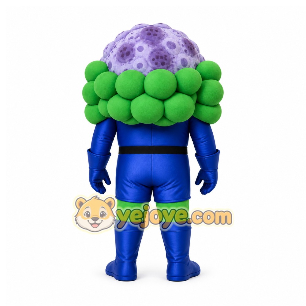 Purple Fruit Mascot Costume for Events and Promotions Purple Fruit Mascot Costume for Events and Promotions