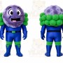 Purple Fruit Mascot Costume for Events and Promotions