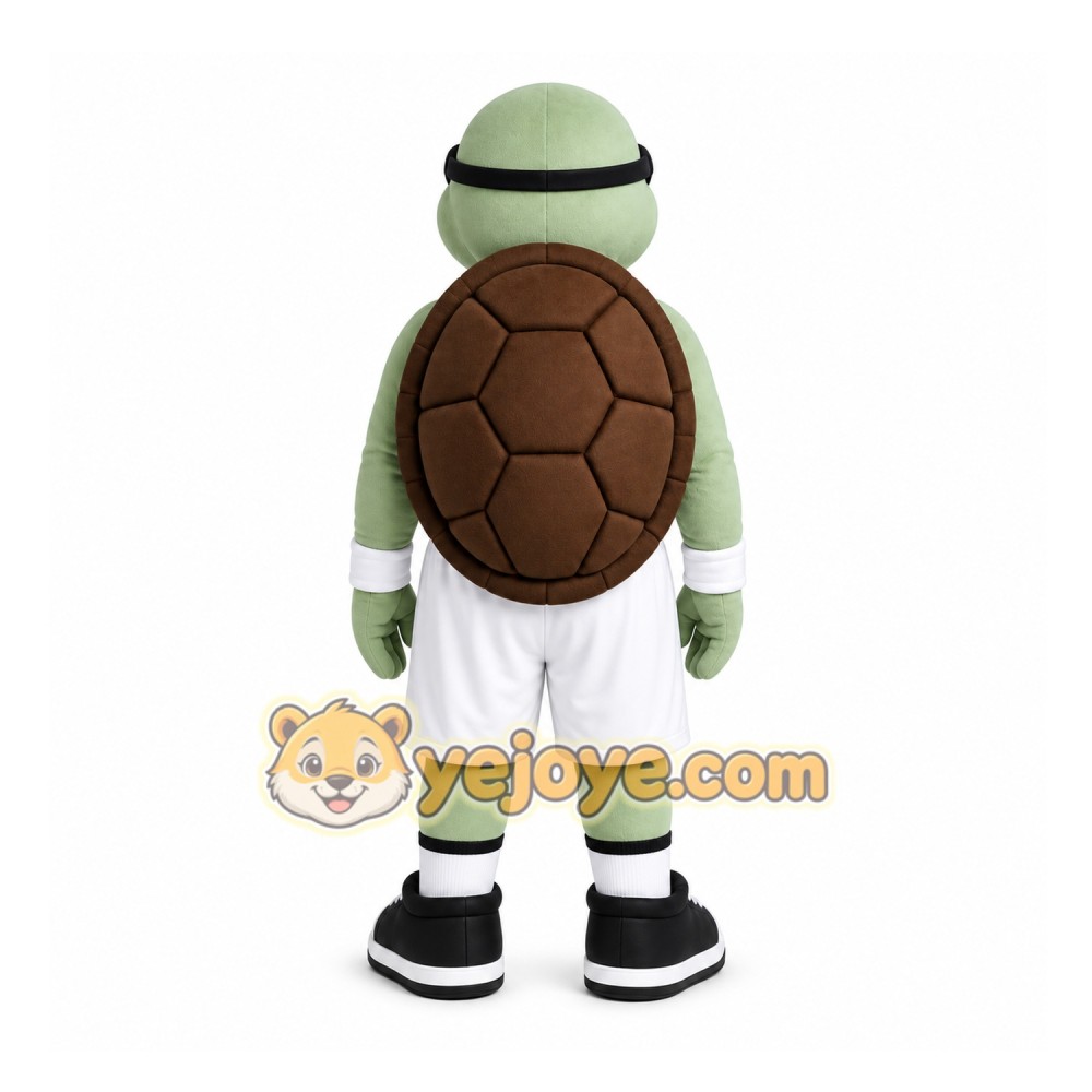 Green Turtle Mascot Costume for Sports Events