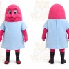 Pink Abstract Character Mascot Costume for Events and Promotions