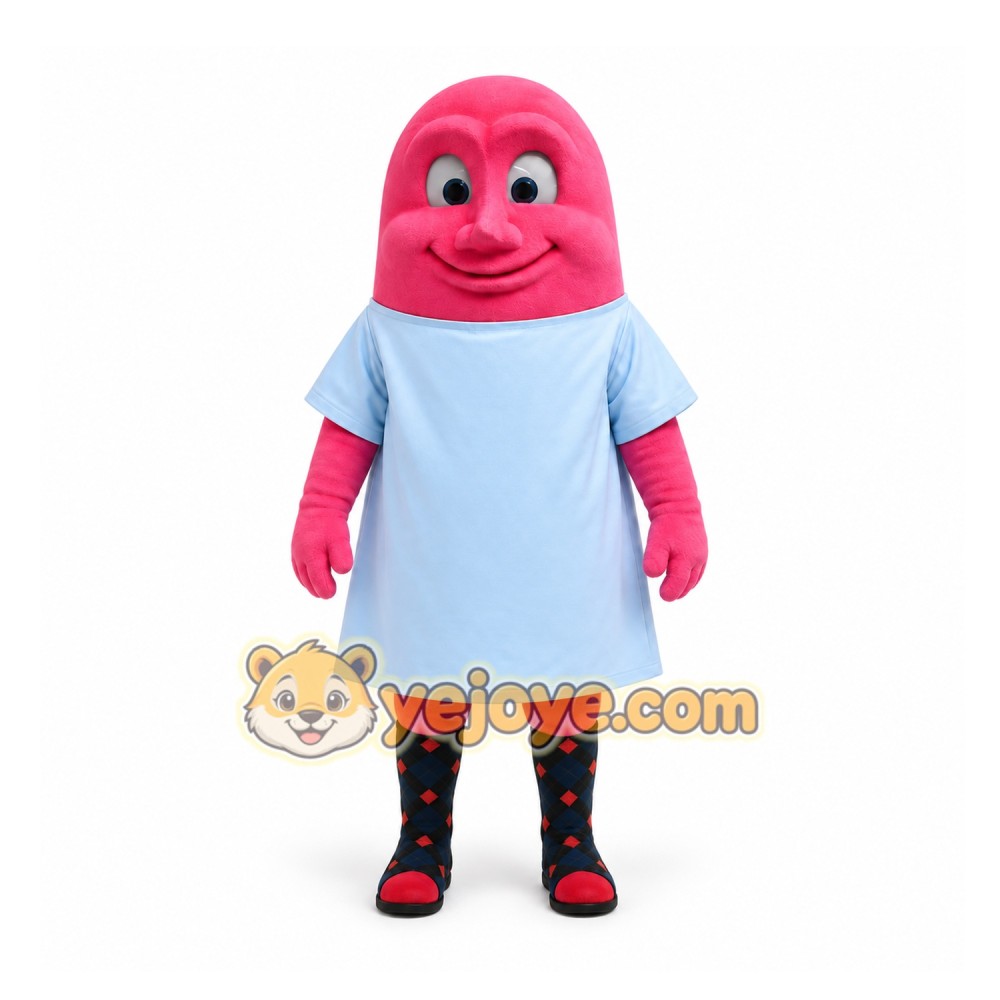 Pink Abstract Character Mascot Costume for Events and Promotions Pink Abstract Character Mascot Costume for Events and Promotions