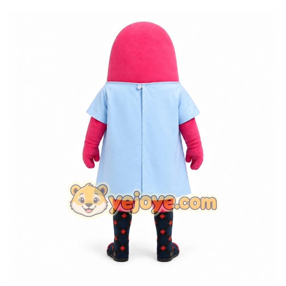 Pink Abstract Character Mascot Costume for Events and Promotions Pink Abstract Character Mascot Costume for Events and Promotions