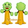 Green Tree Mascot Costume for Events and Promotions