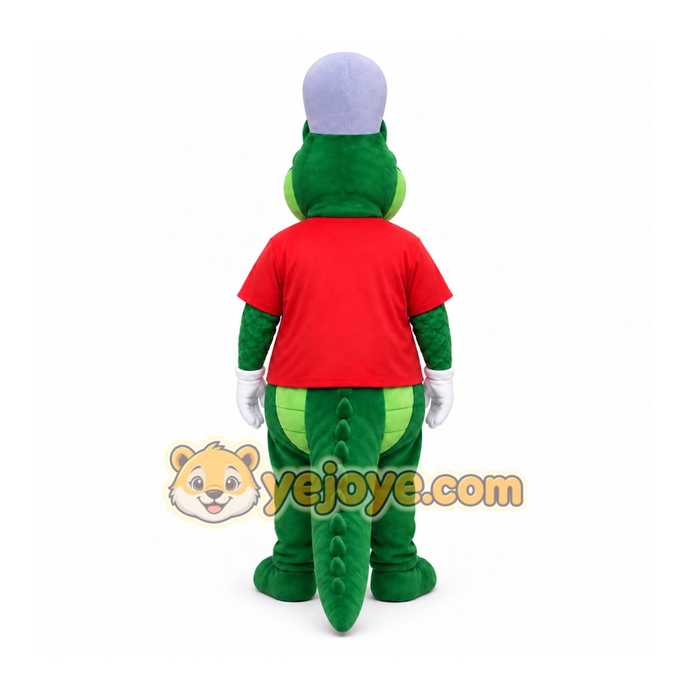 Green Alligator Mascot Costume for Children's Events Green Alligator Mascot Costume for Children's Events
