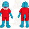 Blue Dolphin Mascot Costume for Children's Events