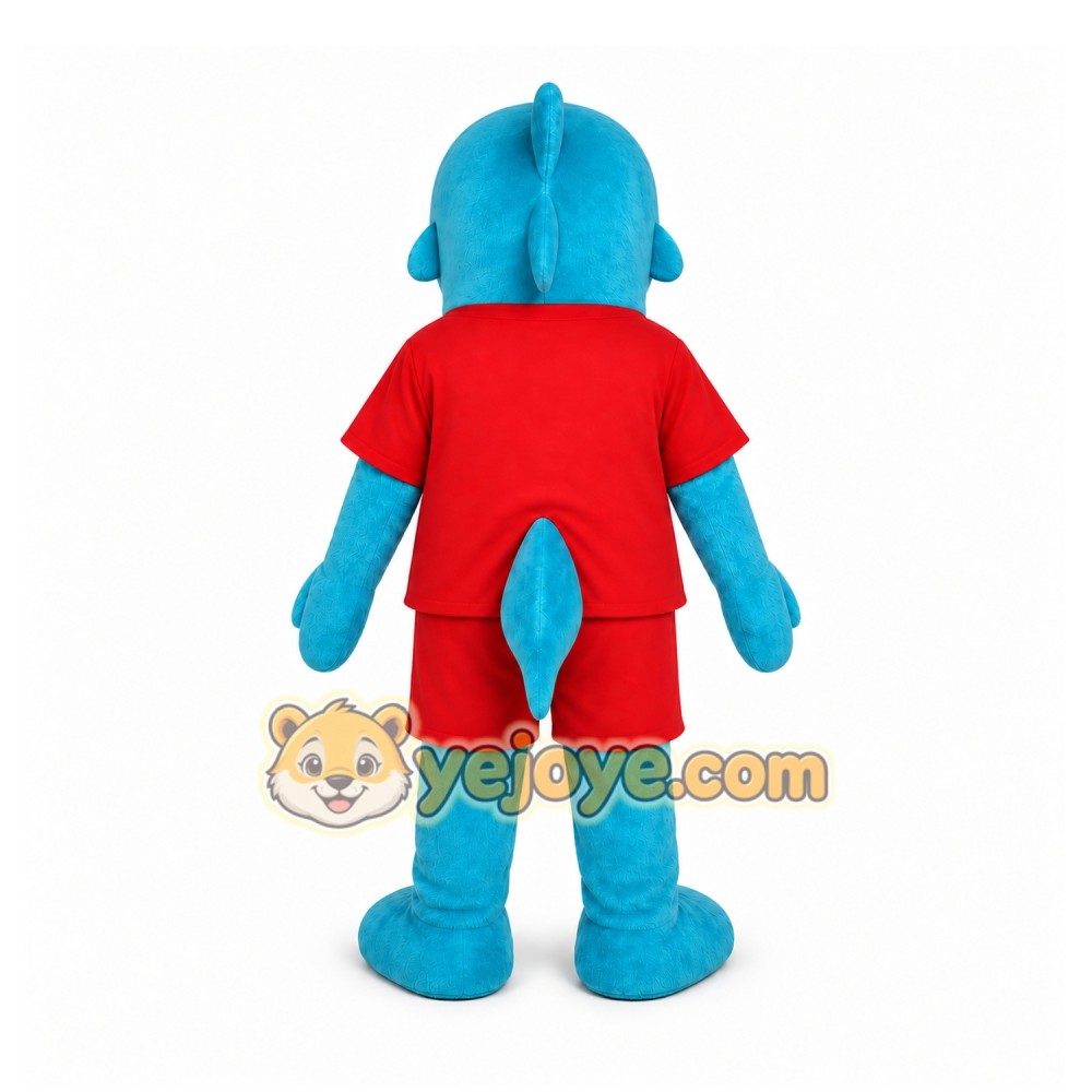 Blue Dolphin Mascot Costume for Children's Events Blue Dolphin Mascot Costume for Children's Events
