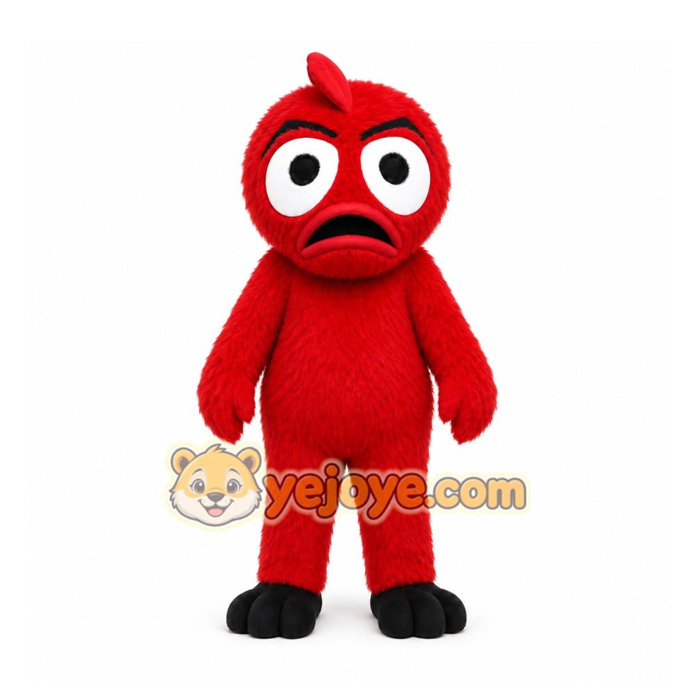 Red Bird Mascot Costume for Events and Promotions Red Bird Mascot Costume for Events and Promotions