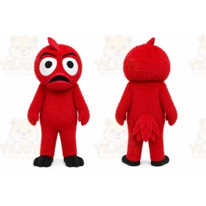 Red Bird Mascot Costume for Events and Promotions