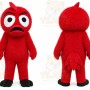 Red Bird Mascot Costume for Events and Promotions