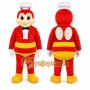 Red Bee Mascot Costume for Restaurant Promotions