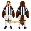 Brown Bird Mascot Costume for Sports Events