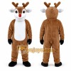 Brown Reindeer Mascot Costume for Holiday Events Brown Reindeer Mascot Costume for Holiday Events