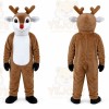 Brown Reindeer Mascot Costume for Holiday Events