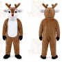 Brown Reindeer Mascot Costume for Holiday Events