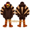 Brown Turkey Mascot Costume for Holiday Events Brown Turkey Mascot Costume for Holiday Events