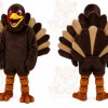 Brown Turkey Mascot Costume for Holiday Events