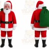 Red Santa Claus Mascot Costume for Holiday Events
