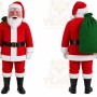 Red Santa Claus Mascot Costume for Holiday Events