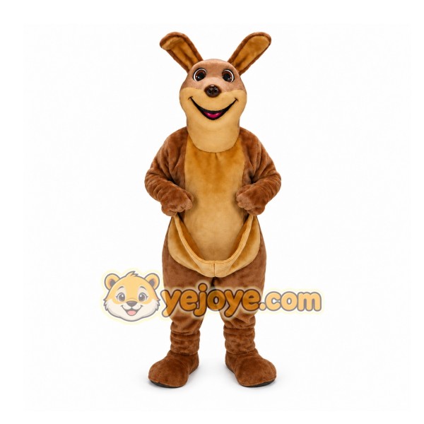 Brown Kangaroo Mascot Costume for Events and Promotions