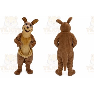 Brown Kangaroo Mascot Costume for Events and Promotions