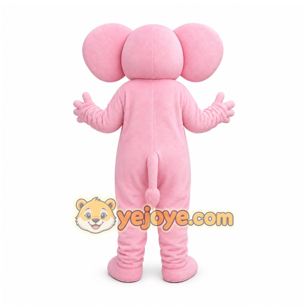Pink Elephant Mascot Costume for Children's Events Pink Elephant Mascot Costume for Children's Events