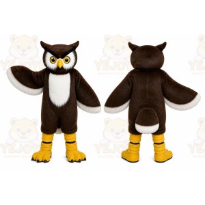 Brown Owl Mascot Costume for Events and Promotions