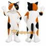 White Cat Mascot Costume for Events and Promotions