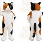 White Cat Mascot Costume for Events and Promotions