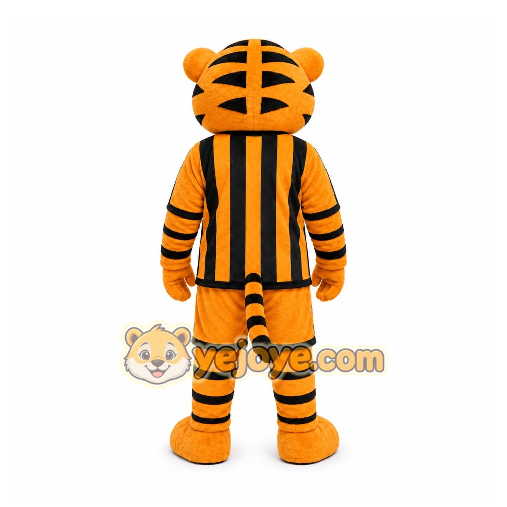 Orange Tiger Mascot Costume for Sports Events Orange Tiger Mascot Costume for Sports Events