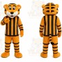 Orange Tiger Mascot Costume for Sports Events
