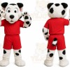 White Dalmatian Dog Mascot Costume for Events and Promotions