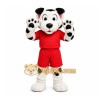 White Dalmatian Dog Mascot Costume for Events and Promotions White Dalmatian Dog Mascot Costume for Events and Promotions